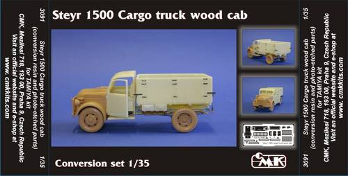 CMK - Steyr 1500 Cargo truck wood cab Conversation Set für Tamiya Bausatz