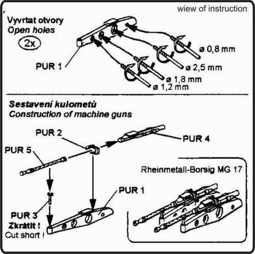 CMK - MG-17 Deutsche Maschinengewehre 7,92 mm