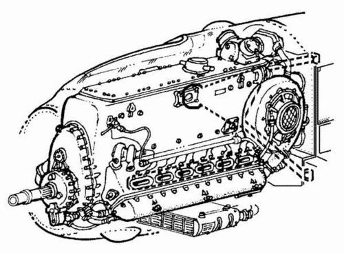 CMK - Bf-109E Motoren set