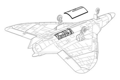 CMK - F4D-1 Skyray Motor Set