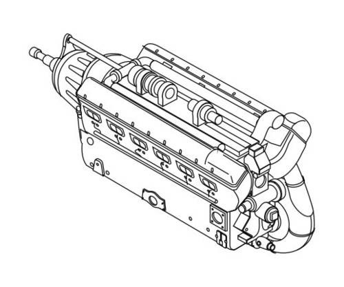 CMK - Daimler Benz DB 603 Aircraft Engine