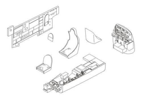 CMK - Junkers Ju 88A Interior set