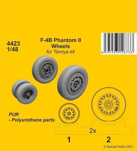 CMK - F-4B Phantom Wheels (from Tamiya kit)