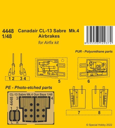 CMK - Canadair CL-13 Sabre Mk.4 Airbrakes