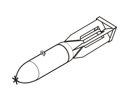 CMK - Imperial Jap. Naval Bombs 50kg (4pcs)