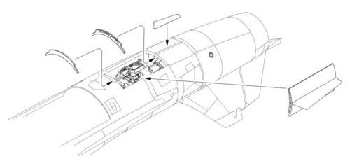 CMK - F-104G Starfighter Engine set USA (HAS)