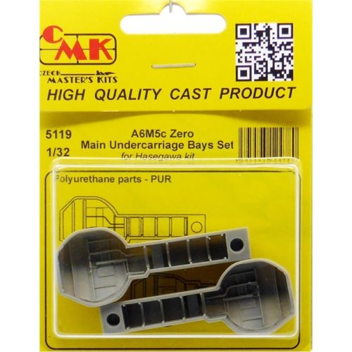 CMK - A6M5c Zero-Main Undercarriage Bays Set 1/32 for Hasegawa kit