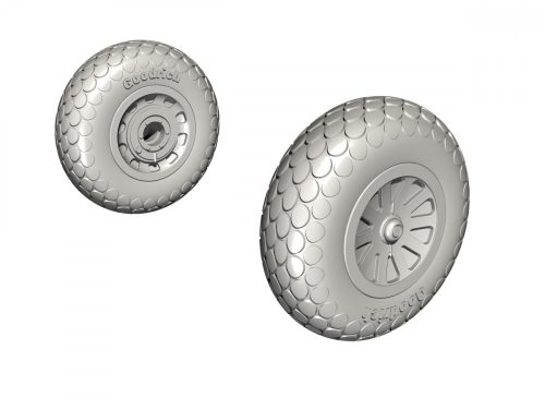 CMK - P-51D Mustang-Wheels(Oval Tread Pattern)