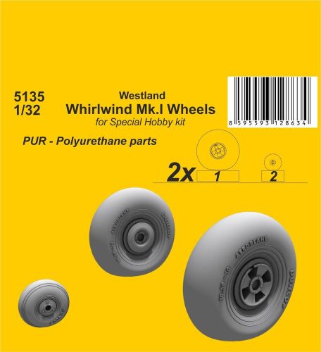 CMK - Westland Whirlwind Mk.I Wheels