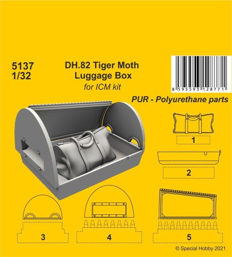 CMK - DH.82 Tiger Moth Luggage Box (ICM kit)