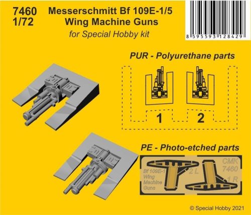 CMK - Messerschmitt Bf 109E-1/5 Wing Machine Guns