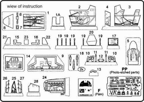 CMK - Hurricane Mk.II Detail Set