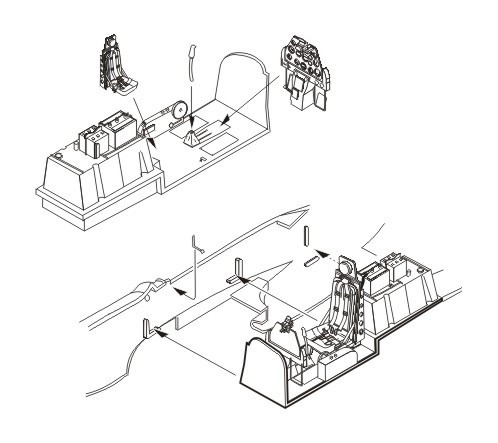 CMK - F-51D "Korean War Mustang" interior set for Tamiya