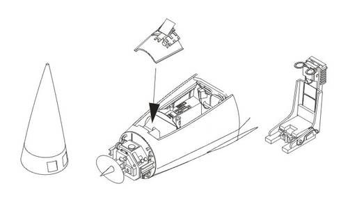 CMK - F-104G Starfighter Interior set (REV)