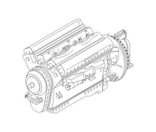 CMK - Merlin Mk.45/46 British WWII aircraft en