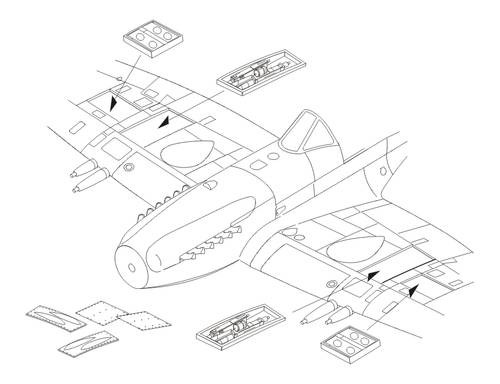 CMK - Seafire FR.46/47-Armament set