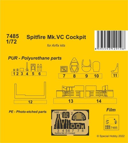 CMK - Spitfire Mk.VC Cockpit / for Airfix kit