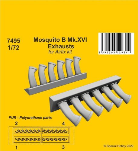 CMK - Mosquito B Mk.XVI Exhausts