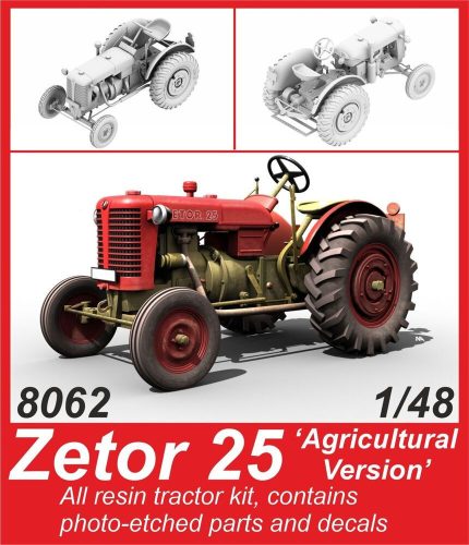 CMK - Zetor 25 'Agricultural Version ' 1/48