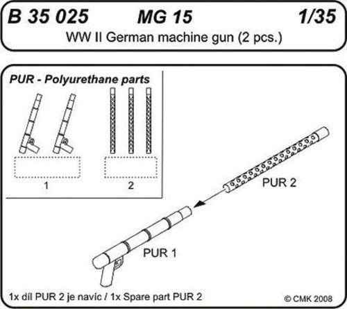 CMK - MG 15 German Machine Gun