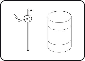 CMK - German hand pump and barrel