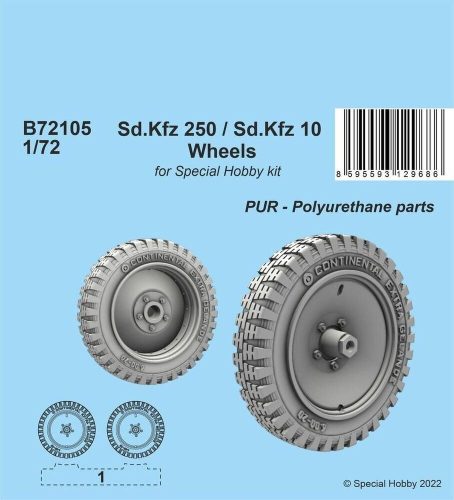 CMK - Sd.Kfz 250 / Sd.Kfz 10 Wheels 1/72