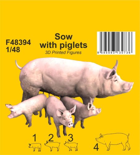 CMK - 1/48 Sow with piglets