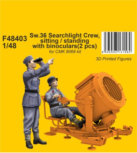 CMK - 1/48 Sw.36 Searchlight Crew, sitting / standing with binoculars 