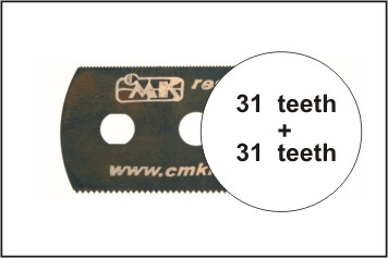 CMK - Sägeblatt, beidseitig grobe Zähne