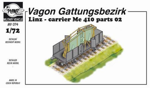 CMK - 1/72 Wagon Linz carrier Me 410 parts 02