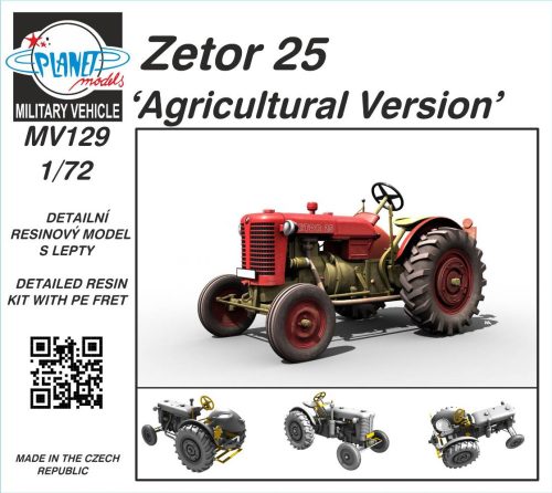 CMK - 1/72 Zetor 25  ‘Agricultural Version ’