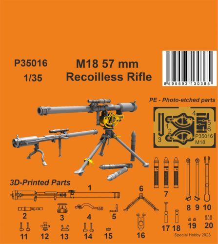 CMK - 1/35 M18 57 mm Recoilless Rifle