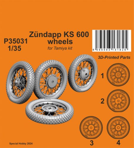 CMK - 1/35 Zündapp KS 600 Wheels 1/35