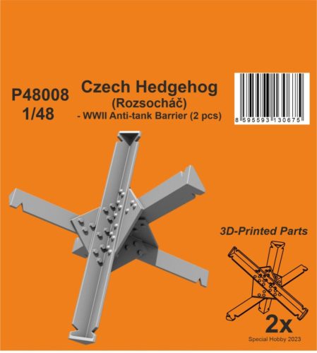 CMK - 1/48 Czech Hedgehog (Rozsocháč) - WWII Anti-tank Barrier (2 pcs)