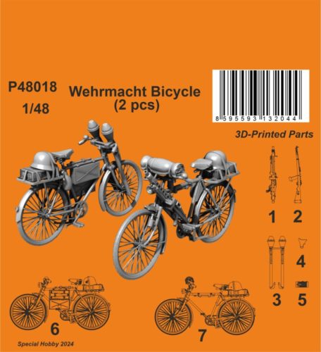 CMK - 1/48 Wehrmacht Bicycle (2 pcs)