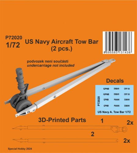 CMK - 1/72 US Navy Aircraft Tow Bar (2 pcs.) 