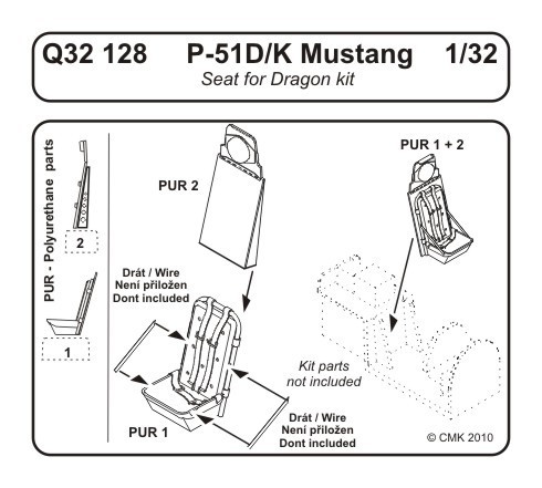 CMK - P-51D/K Seat