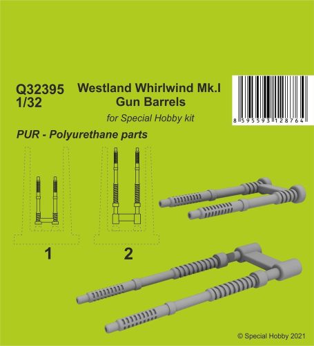 CMK - Westland Whirlwind Mk.I Gun Barrels