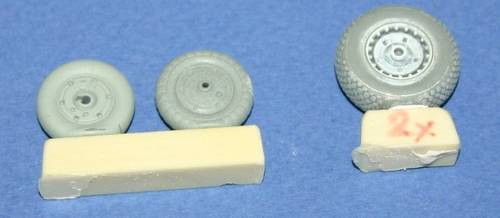 CMK - Me 262A/B Wheels for Tamiya-Bausatz