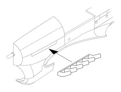 CMK - Hawker Typhoon Mk. I exhaust stacks für Hasegawa Bausatz