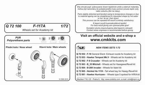 CMK - F-117A Wheels