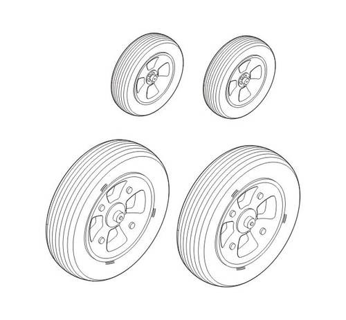 CMK - Canberra PR.9 Wheel set