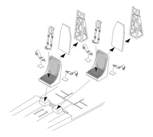 CMK - 1/72 B-17 Flying Fortress Seats