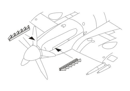 CMK - Spitfire Mk.21 exhausts for Special Hobb