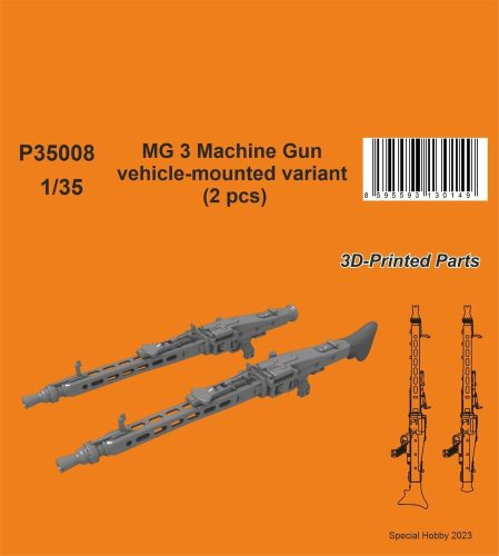 CMK - MG 3 Machine Gun - vehicle-mounted variant (2 pcs)