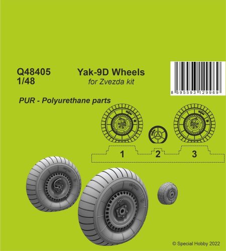 CMK - Yak-9D Wheels