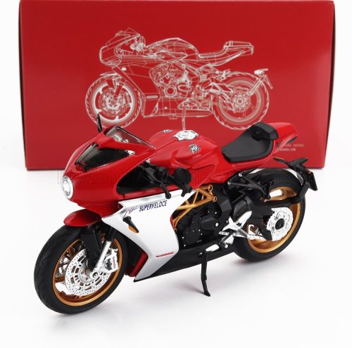 Cm-Models - MV AGUSTA 800 SUPERVELOCE 2022 RED SILVER BLACK