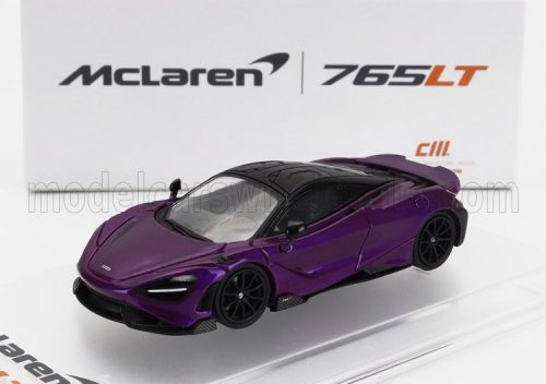 Cm-Models - McLAREN 765LT WITH RACING SET WHEELS 2020 PURPLE BLACK