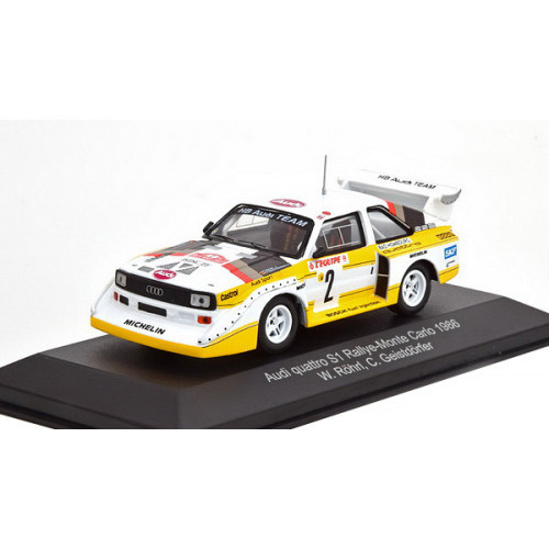 Cmr - 1:43 Audi Quattro Sport E2 #2 4Th Rallye Monte Carlo 1986 Röhrl, Geistdörfer - Ixo