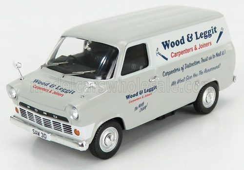 Corgi - FORD ENGLAND TRANSIT MKI VAN WOOD & LEGGIT 1970 GREY